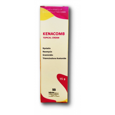 KENACOMB TOPICAL CREAM ( NYSTATIN + NEOMYCIN + GRAMICIDIN + TRIAMCINOLONE ) TUBE 15 GM